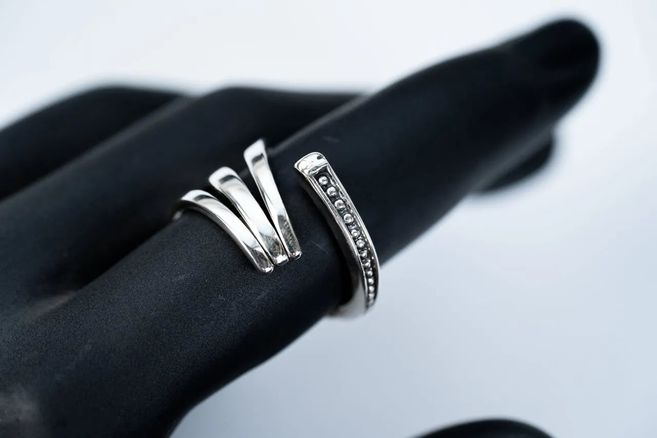 WAKAN SILVER SMITH - Cutlery fork ring S - SILVER