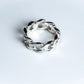 WAKAN SILVER SMITH - Gourmette(グルメット) Chain ring L - SILVER
