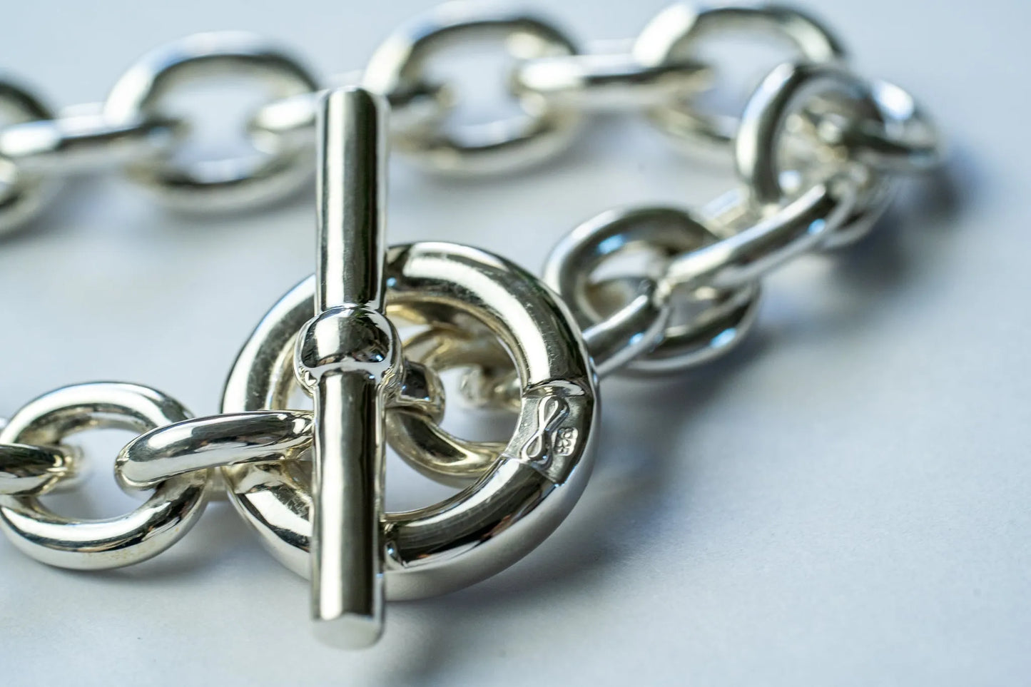 WAKAN SILVER SMITH - Hook connect bracelet (Medium) - SILVER