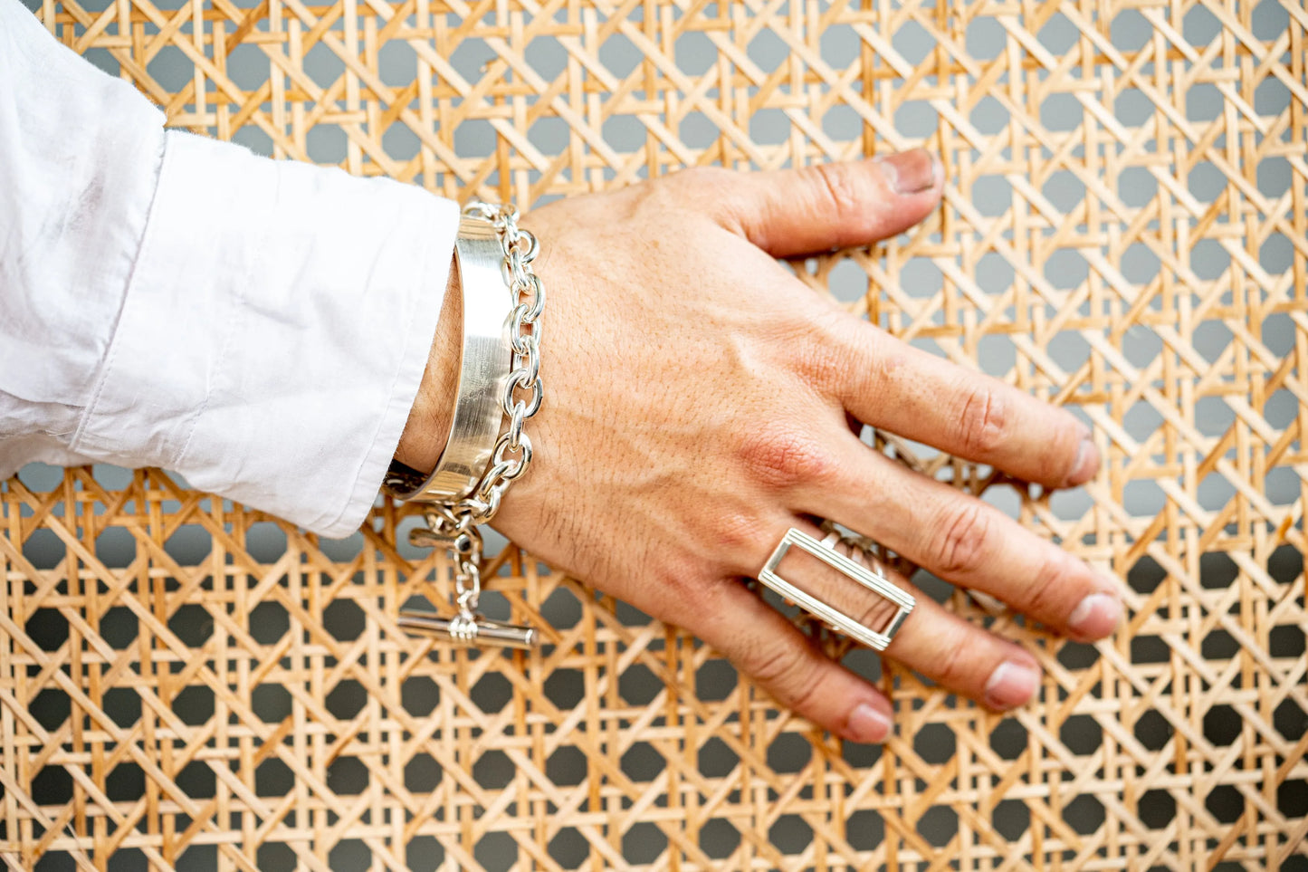 WAKAN SILVER SMITH - Hang down bracelet - SILVER