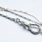 WAKAN SILVER SMITH - K10 Horse shoe combination bracelet (TYPE A) - SILVER