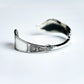 WAKAN SILVER SMITH - Cutlery Butter Knife Bangle (燻し仕上げ) - SILVER