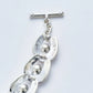 WAKAN SILVER SMITH - Spirit Horseshoe Bracelet (ALL beads) - SILVER