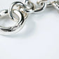 WAKAN SILVER SMITH - Hook connect bracelet gradually (XLARGE) - SILVER