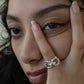 WAKAN SILVER SMITH - Horse bit ring - SILVER