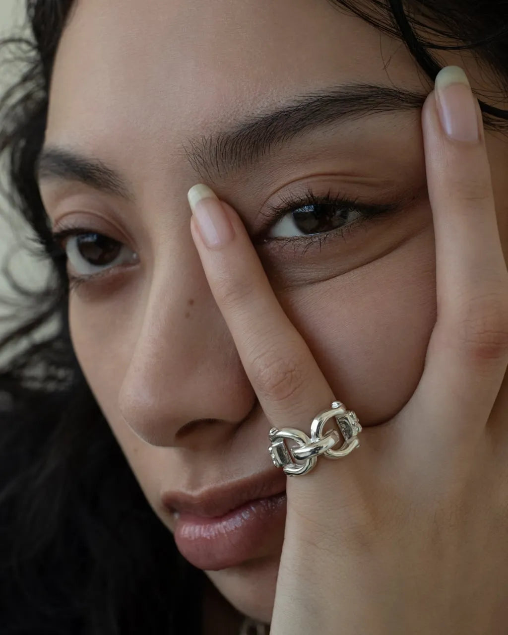 WAKAN SILVER SMITH - Horse bit ring - SILVER