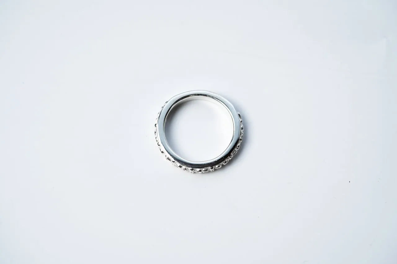WAKAN SILVER SMITH - Mebiusu pattern ring - SILVER