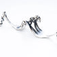 WAKAN SILVER SMITH - Double fork bracelet - SILVER