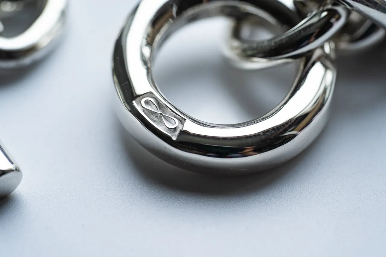 WAKAN SILVER SMITH - Hook connect bracelet (Medium) - SILVER