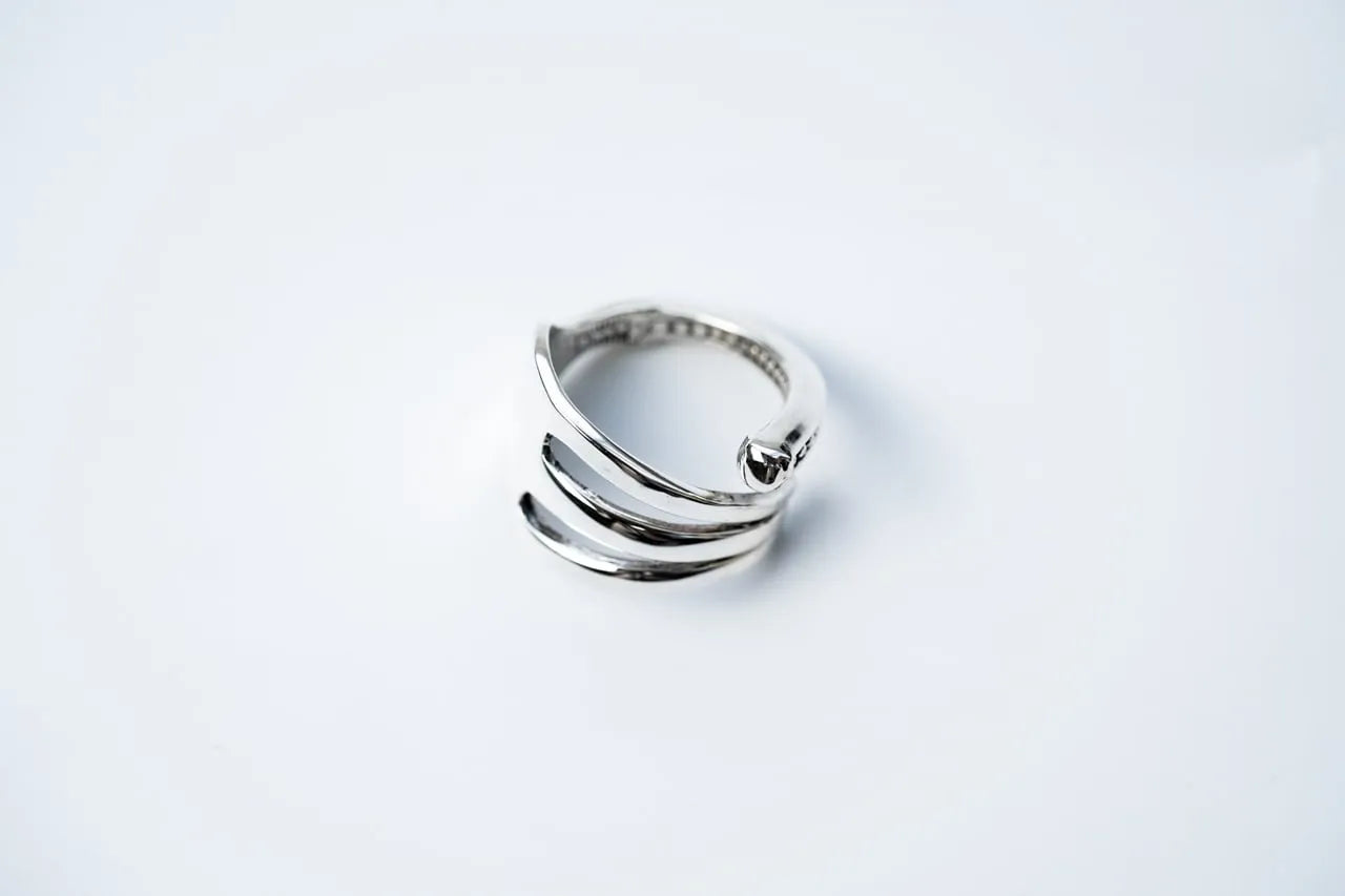 WAKAN SILVER SMITH - Cutlery fork ring S - SILVER